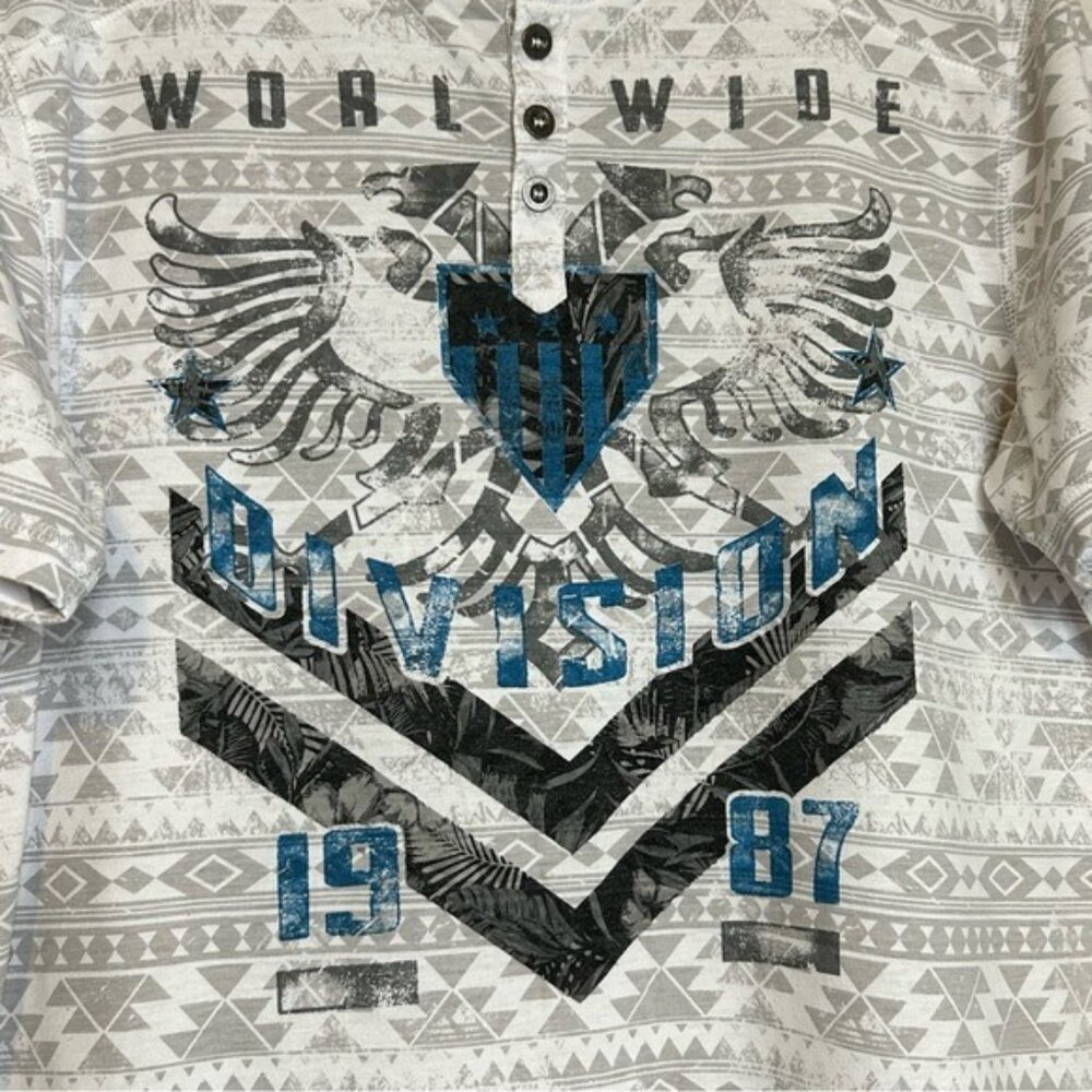 Boys Surplus Large White/Gray Short Sleeve T-shirt - Picture 4 of 9